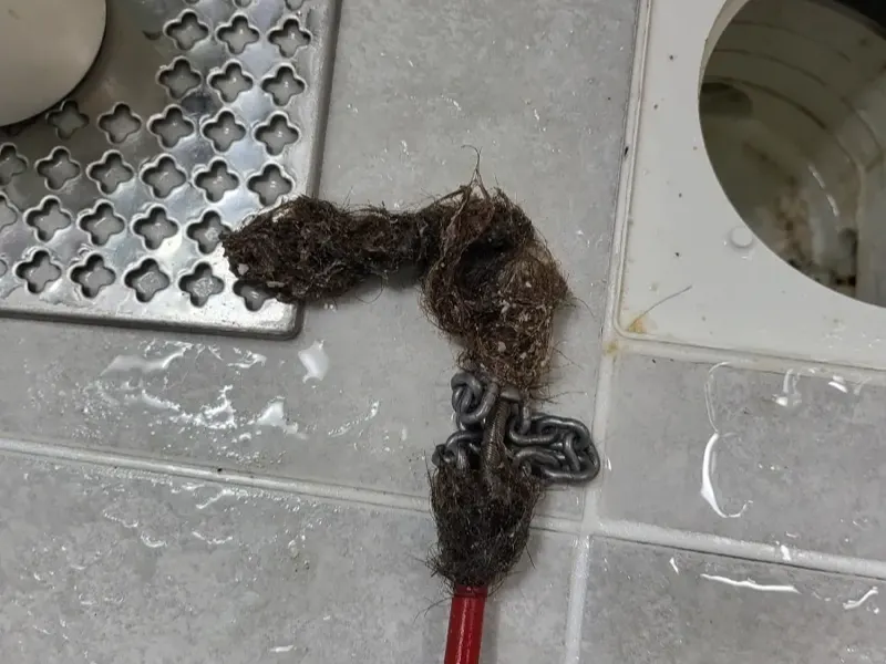 김제 배수구막힘 작업 현장